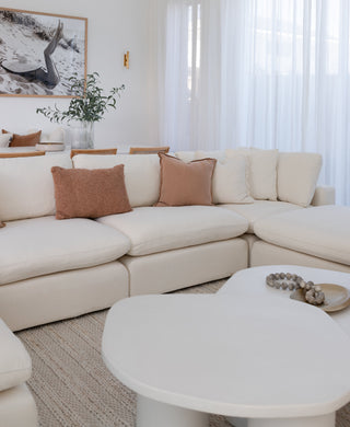 Cali Modular 6 Piece Sofa - Sol Ivory